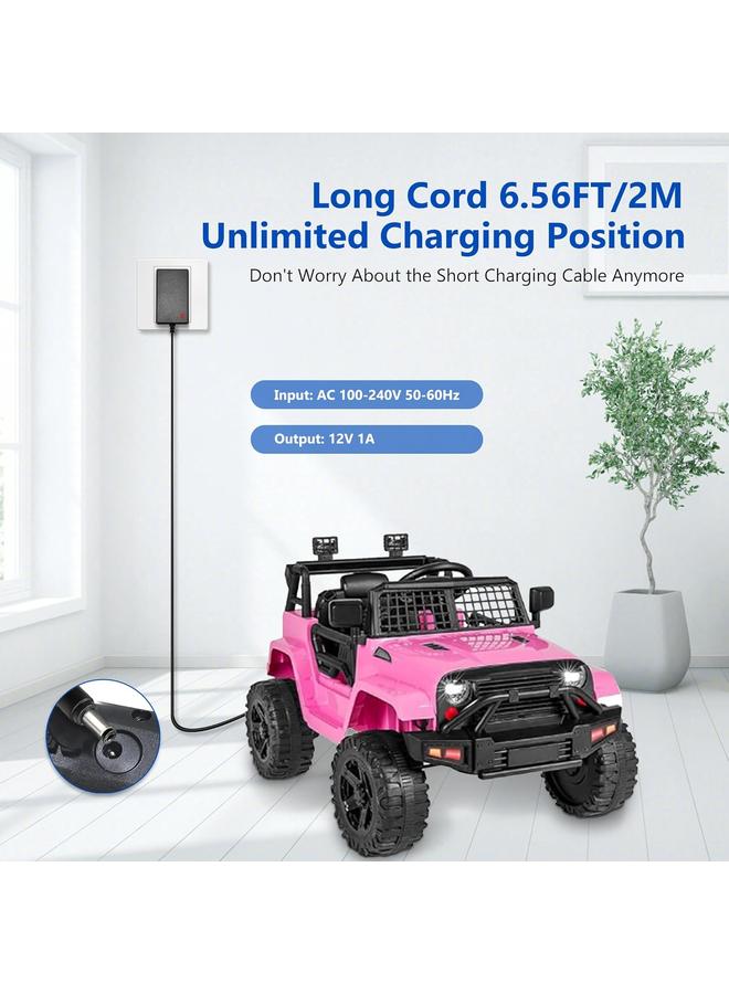 12V Battery Charger for Kids Ride On Toys, Electric Cars, Power Wheels, Motorcycles, ATVs, for Jeep, for Dodge Charger Toy Car Universal adapter for 12V Ride On Vehicles and Small Electric Toys - Image 3
