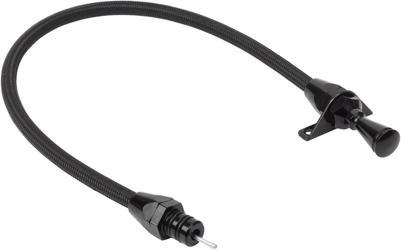 Lokar XTD-34L80FM Firewall Mount Transmission Dipstick for GM 4L60E Transmission