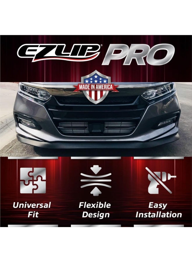EZ Lip Front Splitter PRO – Universal Fit 2-inch Lip Spoiler, Car Accessory to Protect and Customize Your Ride, Black - Image 4