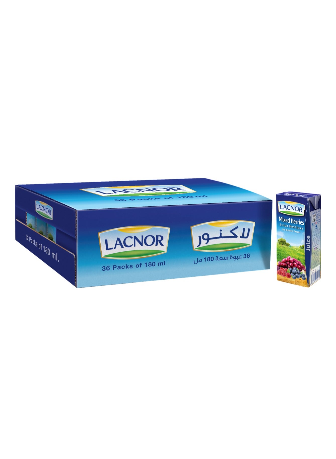 Lacnor Mix Berries 100 Percent Juice, No Added Sugar