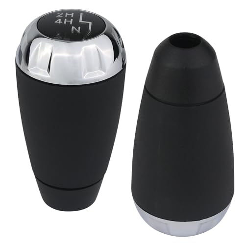 APPERFiT Transfer Case Shift Shifter Knob for Automatic/Manual Transmission Chrome Trim Compatible with Jeep Wrangler JK 4WD 2011 2012 2013 2014 2015 2016 2017 2018 - Image 4