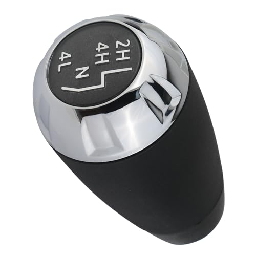 APPERFiT Transfer Case Shift Shifter Knob for Automatic/Manual Transmission Chrome Trim Compatible with Jeep Wrangler JK 4WD 2011 2012 2013 2014 2015 2016 2017 2018 - Image 1