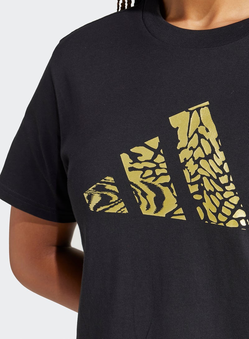 Adidas Tech Metallic Graphic T-Shirt  - Image 4
