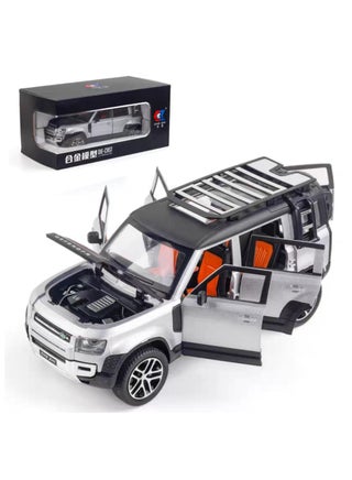 CHE ZHI 1:24 Scale Land Rover Defender Toy Cars, Diecast Model