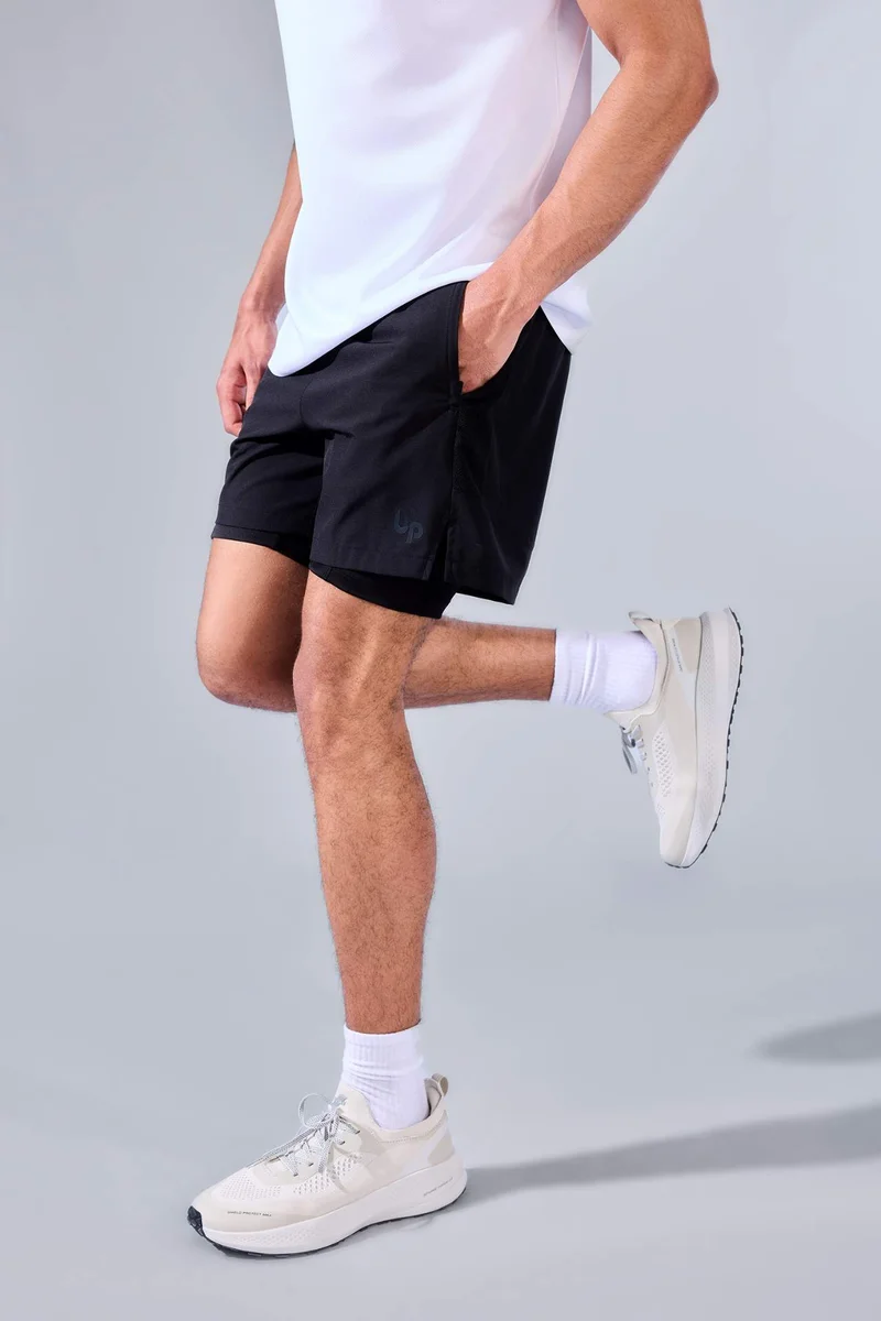 Defacto  Standard Fit Sports Shorts for Men | Best Price UAE
