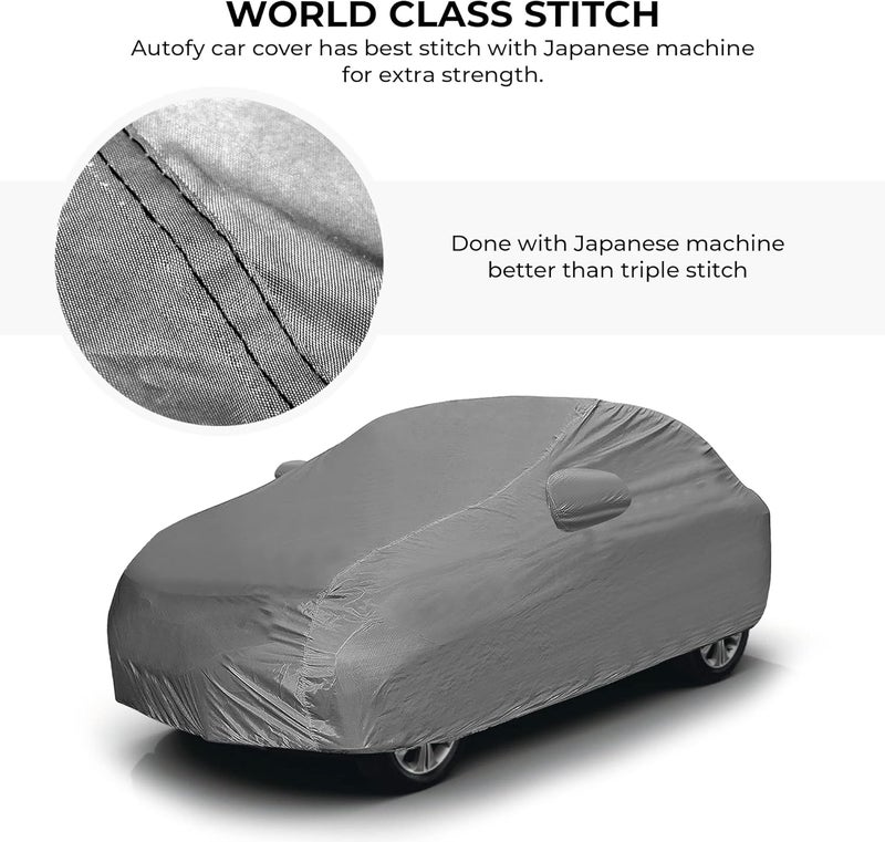 Autofy Econo Car Body Cover for Honda Amaze (New) [Year 2018 Onwards] - Dust & UV Proof Premium Matty Car Cover Flat working surface - Image 5