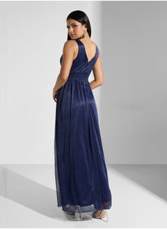 Ella Limited Edition Shimmer Dress With Ruched Detail  - Image 2