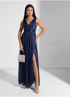 Ella Limited Edition Shimmer Dress With Ruched Detail  - Image 4