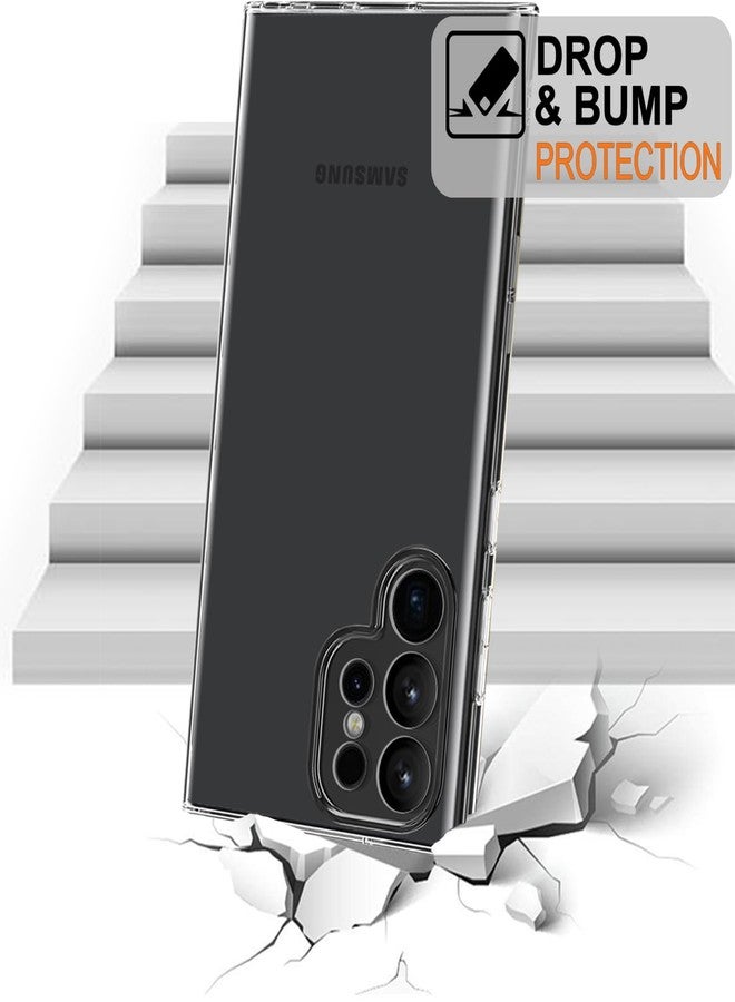 TENOC Phone Case for Samsung Galaxy S22 Ultra, Clear Case Shockproof Protective Bumper Slim Cover - Image 3