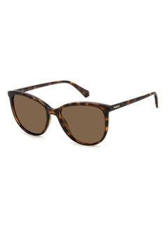 Polaroid نظارات شمسية مستطيلة polarized للنساء Pld 4138/S ذهبية 48 - حجم العدسة: 47.7 مم - Hvn  - Image 1