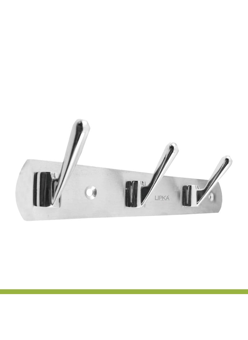 Lipka Lipka Lotus Premium Glossy Stainless Steel Cloth Hanger Wall Door Hook for Hanging Clothes  - Image 5