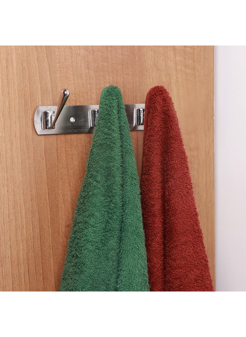 Lipka Lipka Lotus Premium Glossy Stainless Steel Cloth Hanger Wall Door Hook for Hanging Clothes  - Image 1