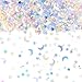 Aecsze 4000 Pcs Star Confetti Glitter Confetti Holographic Metallic Star Glitter Holographic Moon for Party Decorations Wedding Birthday Festival DIY Unicorn Theme Silver 10mm - Image 3