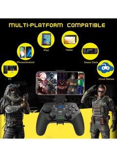 KASTWAVE Mobile Gaming Controller for iOS, for Android, for iPad, Tablet, PC, Phone Wireless Controller for iPhone 14 13, for galaxy S22 21, Android Phones, for COD Mobile, for Genshin Impact, for Cloud Gaming  - Image 5