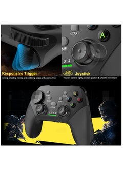 KASTWAVE Mobile Gaming Controller for iOS, for Android, for iPad, Tablet, PC, Phone Wireless Controller for iPhone 14 13, for galaxy S22 21, Android Phones, for COD Mobile, for Genshin Impact, for Cloud Gaming  - Image 2
