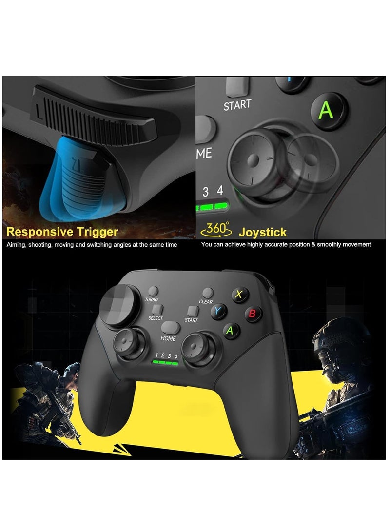 KASTWAVE Mobile Gaming Controller for iOS, for Android, for iPad, Tablet, PC, Phone Wireless Controller for iPhone 14 13, for galaxy S22 21, Android Phones, for COD Mobile, for Genshin Impact, for Cloud Gaming  - Image 2