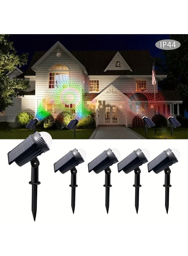 1 عبوة من مصابيح الحديقة LED الخارجية الملونة العاملة بالطاقة الشمسية للممرات والأشجار والمروج - Image 2