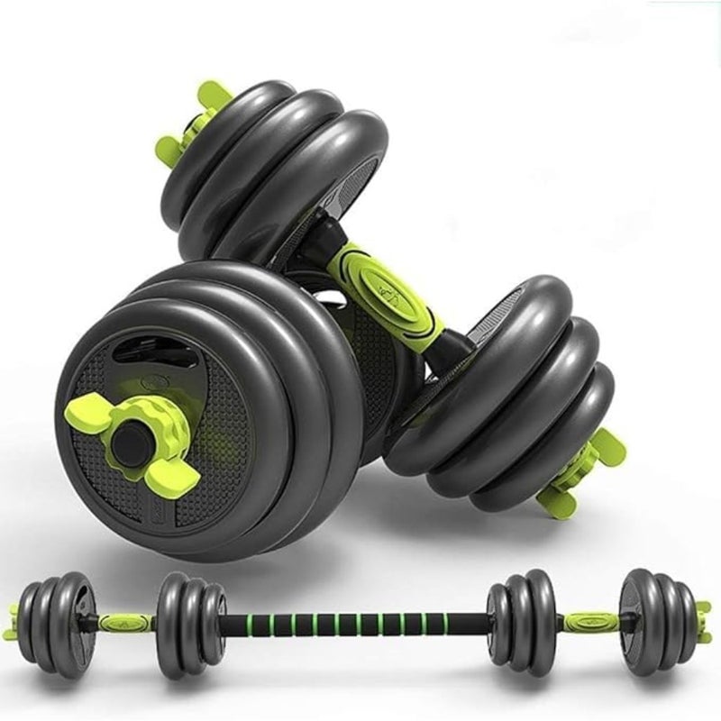 9 in 1 Adjustable Dumbbell, Barbell and Kettlebell Set Free Weights with Connecting Rod for Home Gym and Workout Weight Lifting Equipment - Image 5