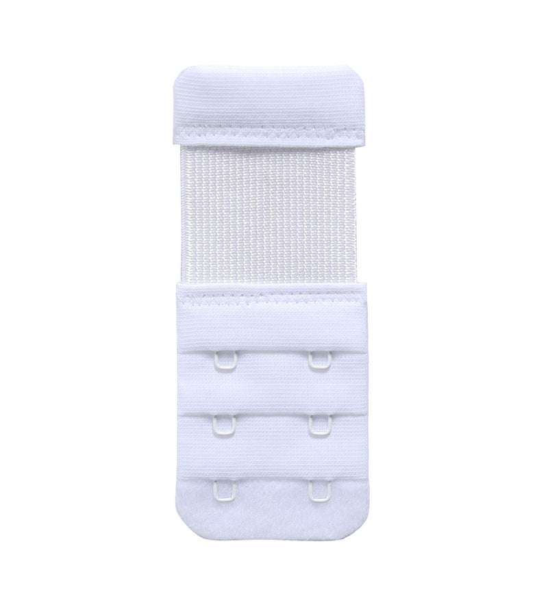 YARBAR Bra Extenders 2 Hook Elastic Bra Extension Strap Soft Comfortable (3 Color, 2 Hook 3/4" Spacing) - Image 3