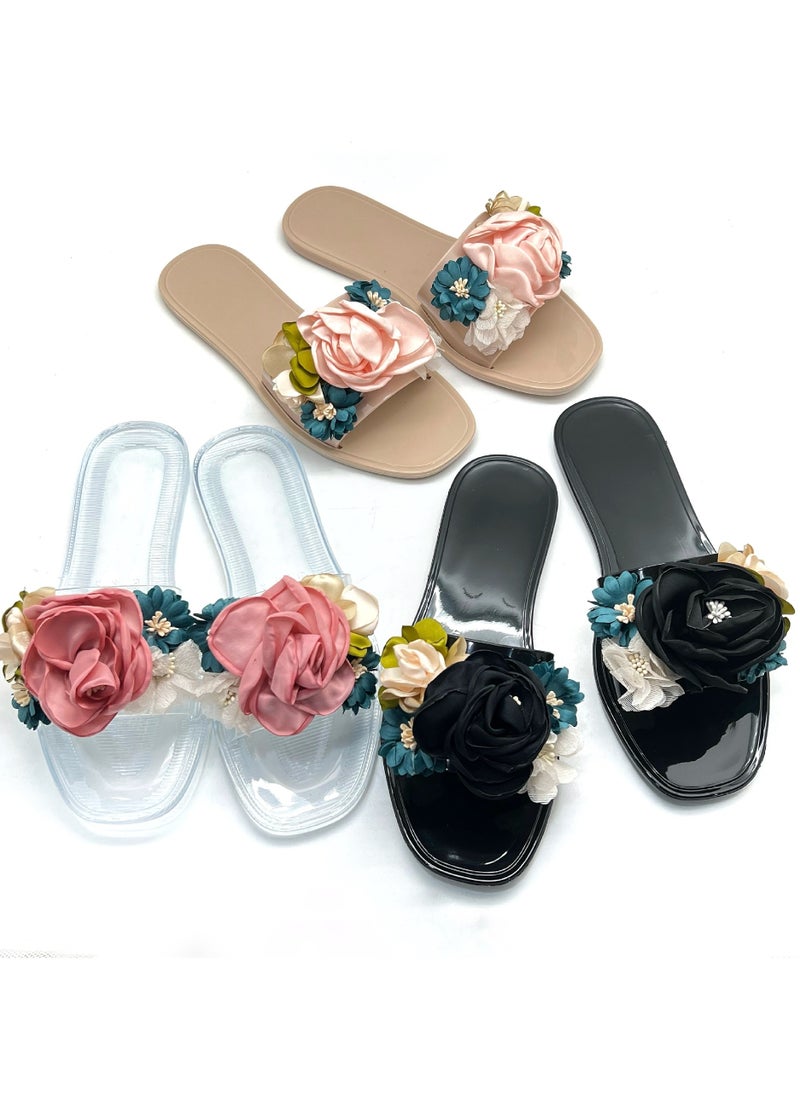 KUYING New Fashion Outgoing Flat Bottom Slippers  - Image 2