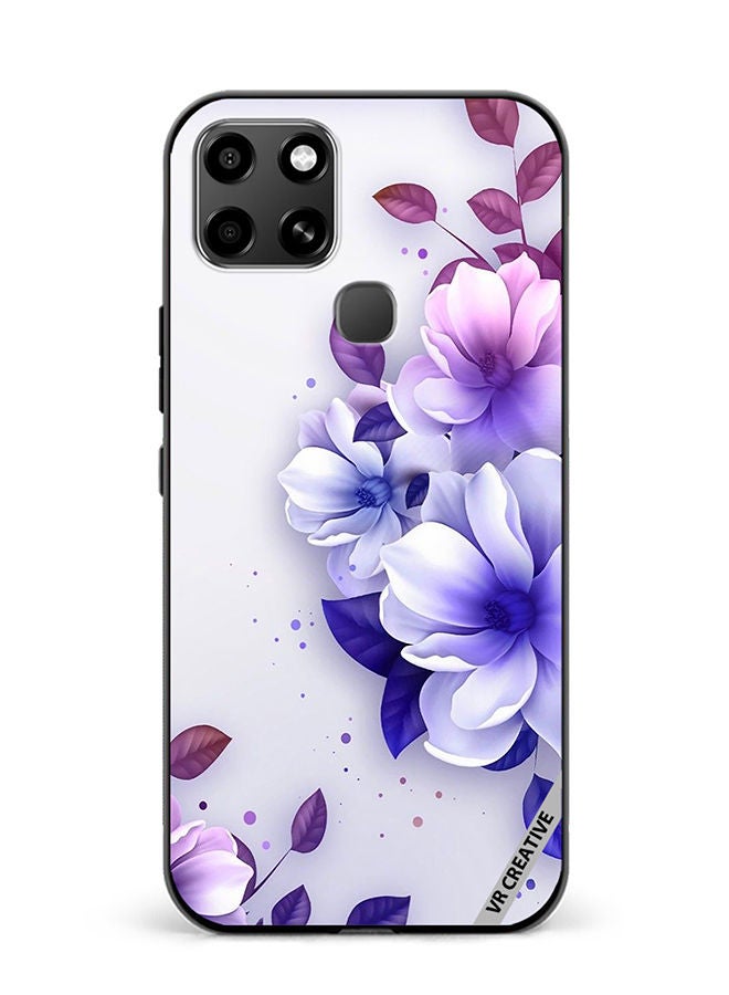 VR CREATIVE Protective Case Cover For Infinix Smart 6 Flower Design Multicolour - Image 1