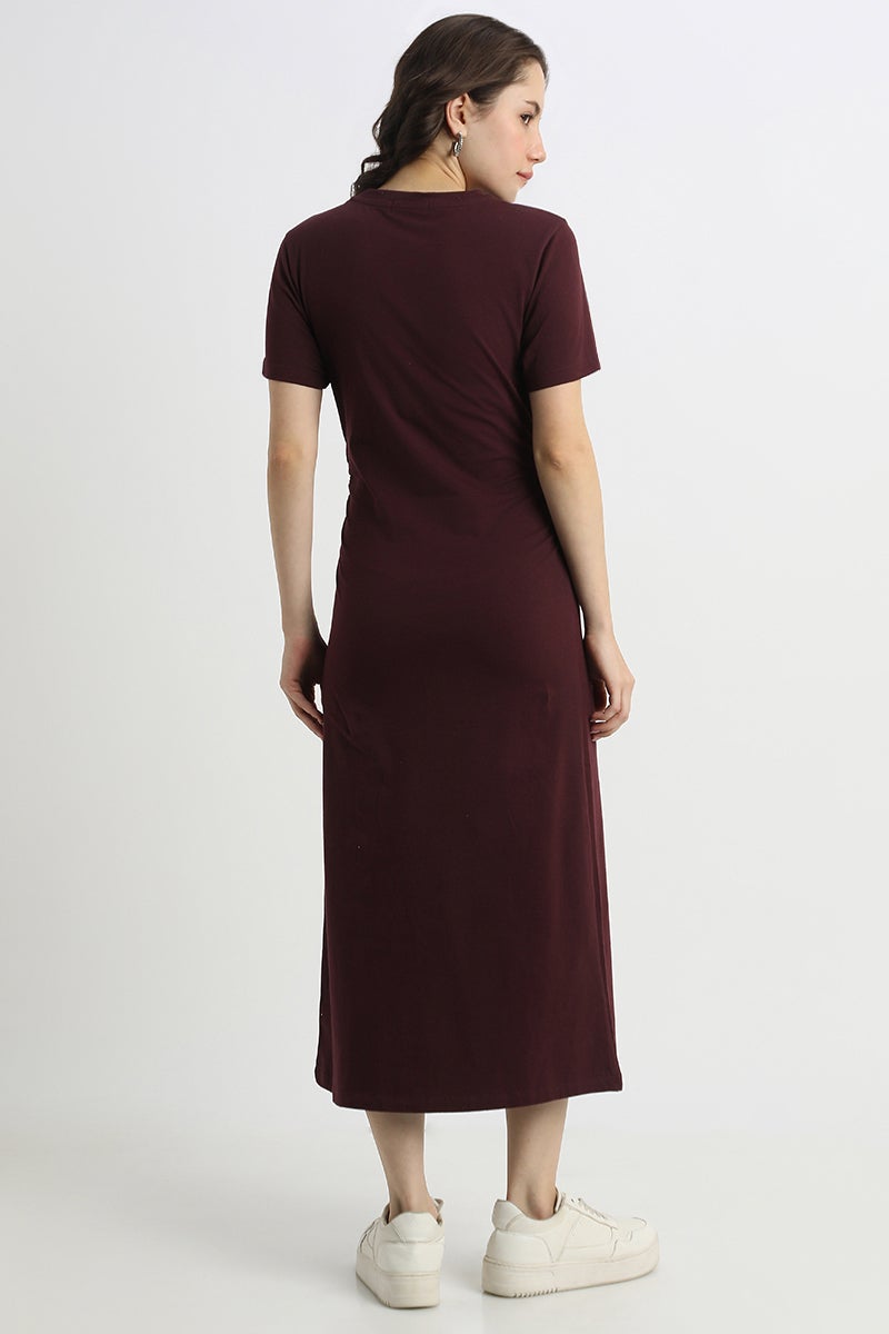 بلو إيج فستان ميدي من Elevated Basics - Image 2