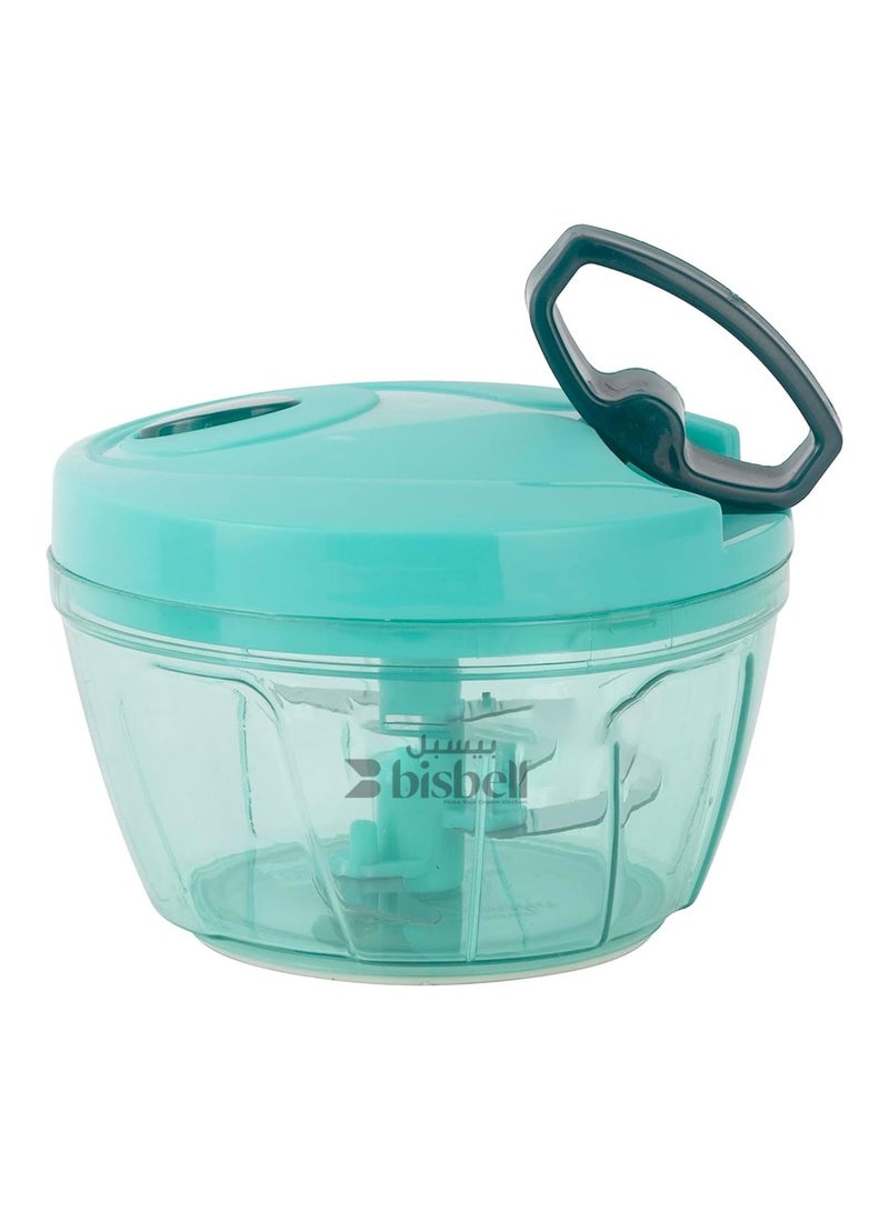 Bisbell Pull Chopper-BB1810 550 ML, Stainless Steel Blade Suitable for Chopping Vegetables and Fruits Transparent and BPA Free Set for Effective Chopping... - Image 1