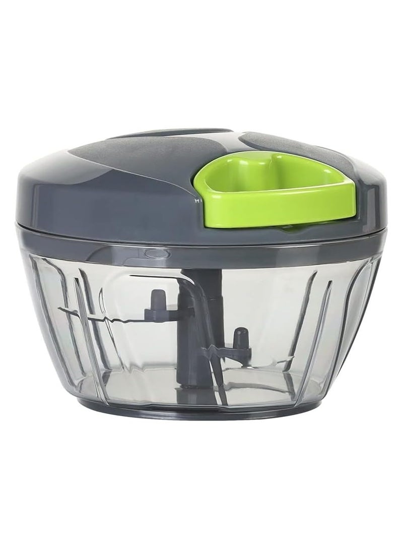 Bisbell Pull Chopper-BB1810 550 ML, Stainless Steel Blade Suitable for Chopping Vegetables and Fruits Transparent and BPA Free Set for Effective Chopping... - Image 2