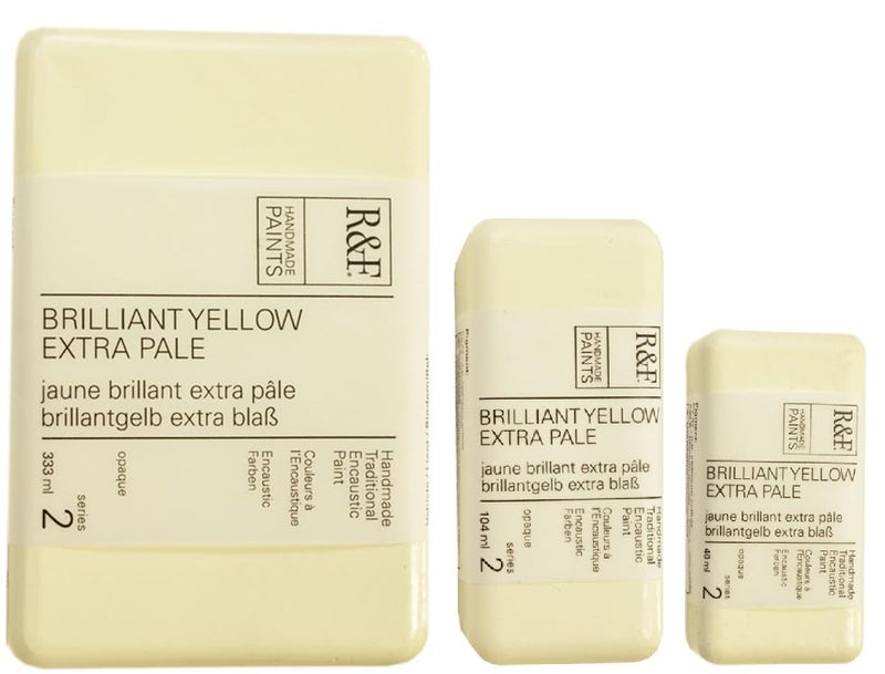R&F Artist Encaustic Paint, Brilliant Yellow Extra Pale, 104 ml - Image 3