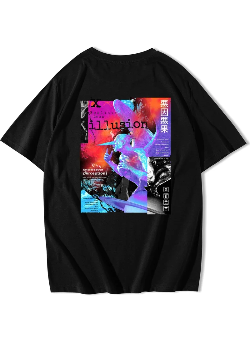 BRZ Collection Unisex Oversize Illusion T-Shirt