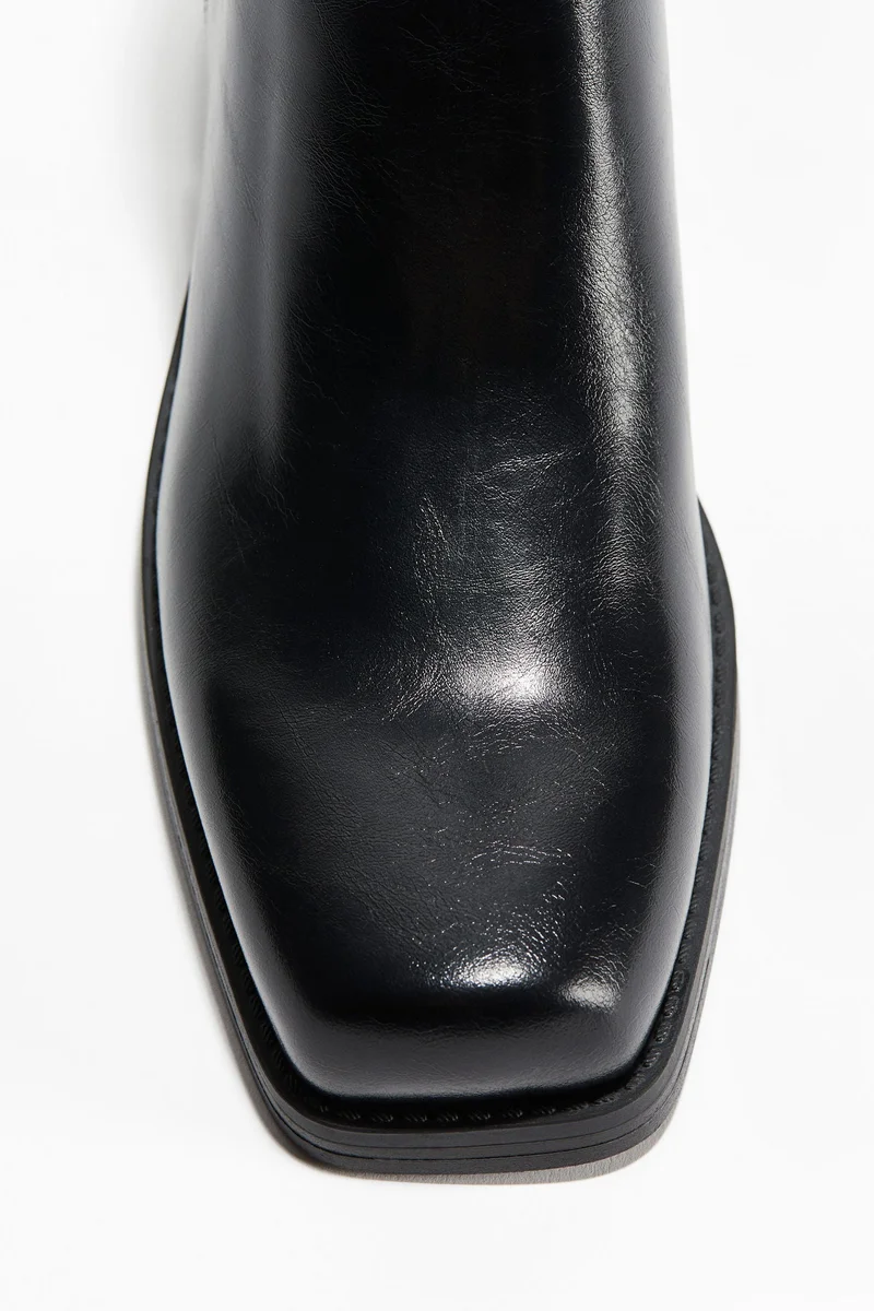 H&M Square-toe Chelsea boots