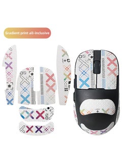 Suitable For Black Jue AJ159 Mouse Anti-slip Sticker Black Jue AJ159apex Sweat-absorbent Sticker Aj159PRO Palm Protective Film-color:[all Inclusive] Gradient Color Printed Mouse Stickers