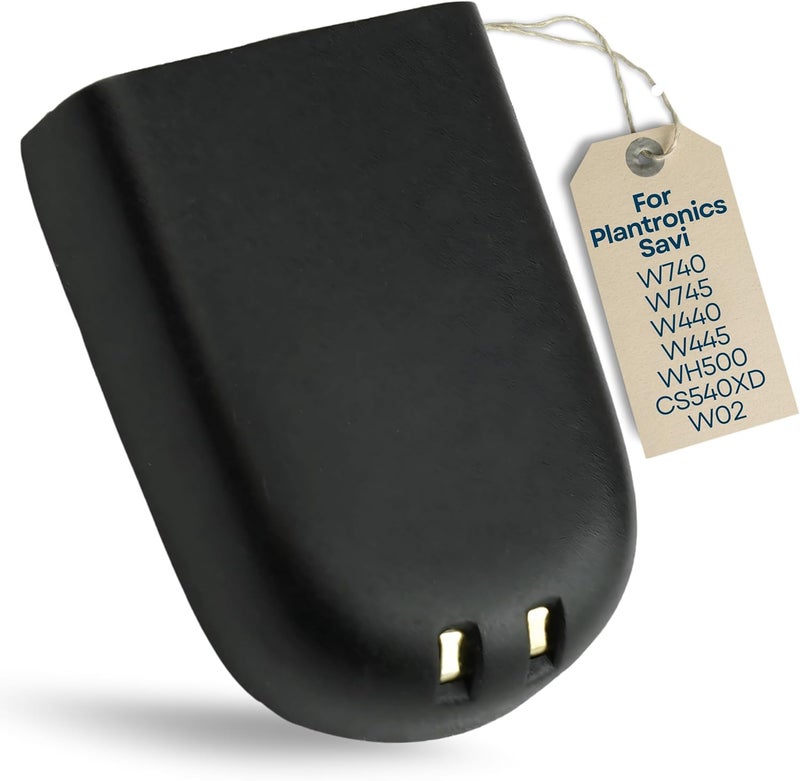WirelessFinest Replacement Battery 84598-01 82742-01 for Plantronics Savi W740, W745, W440, W445, WH500, CS540XD, W02 Wireless Headsets Headphones Repair - Image 1