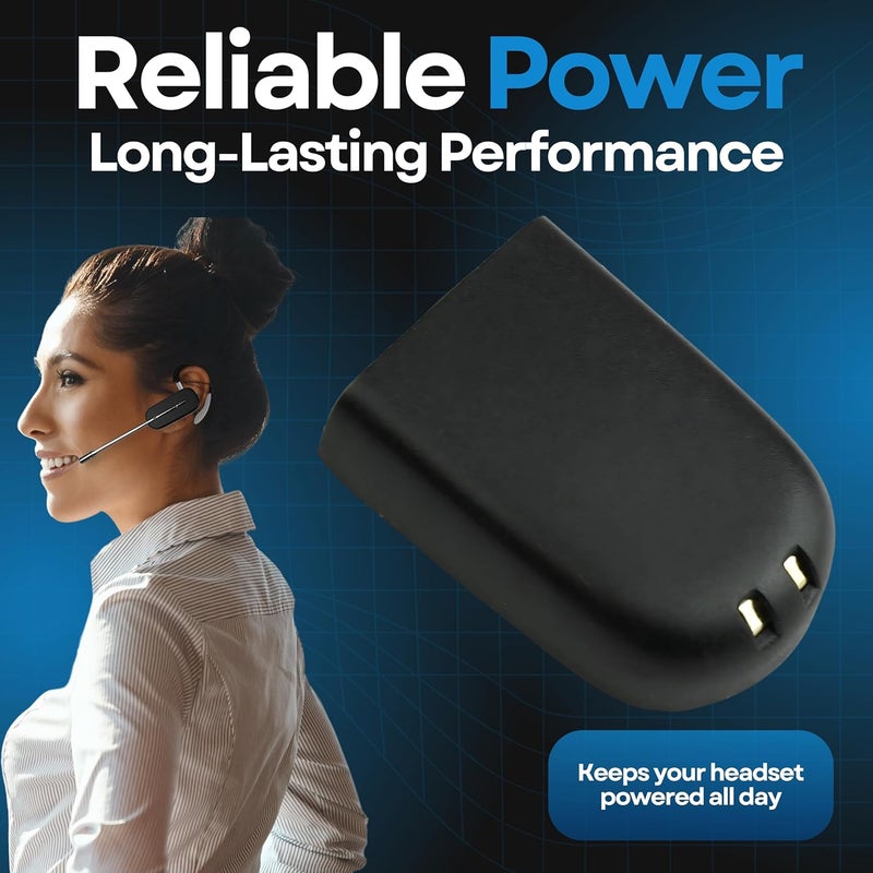 WirelessFinest Replacement Battery 84598-01 82742-01 for Plantronics Savi W740, W745, W440, W445, WH500, CS540XD, W02 Wireless Headsets Headphones Repair - Image 2