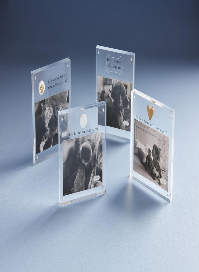 مد باي إطار قطة على شكل قلب من الأكريليك من مود باي، مقاس 4×6 بوصة؛ 6 1/2 بوصة × 7 بوصة - Image 2