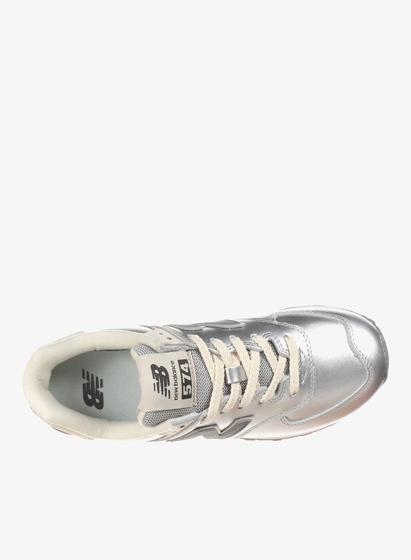 New Balance نيو بالانس - فضي معدني (7) - Image 4