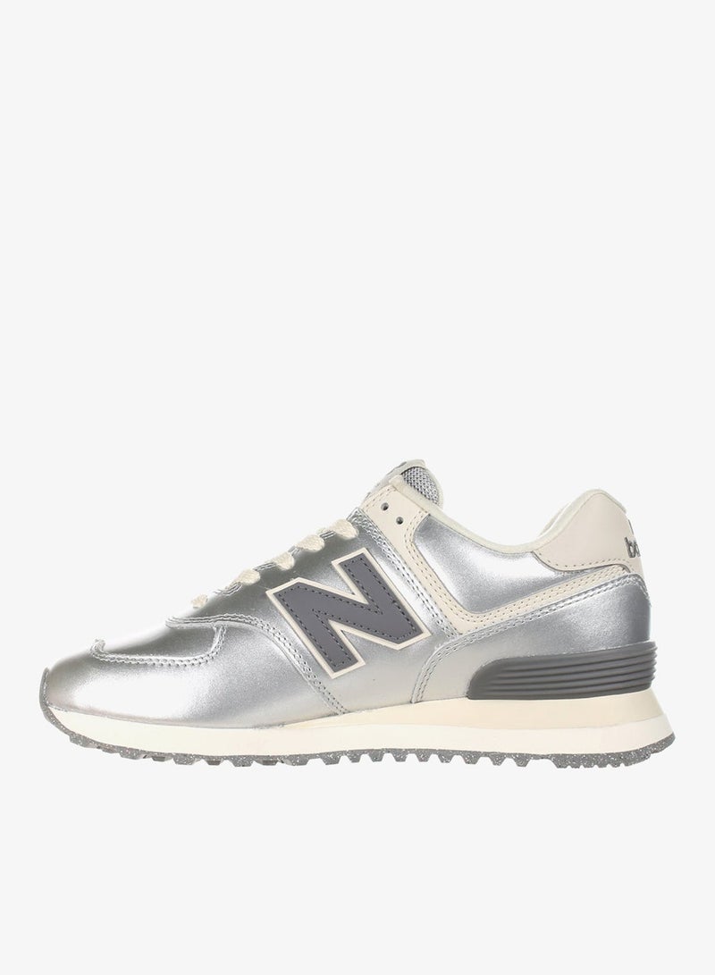 New Balance نيو بالانس - فضي معدني (7) - Image 2