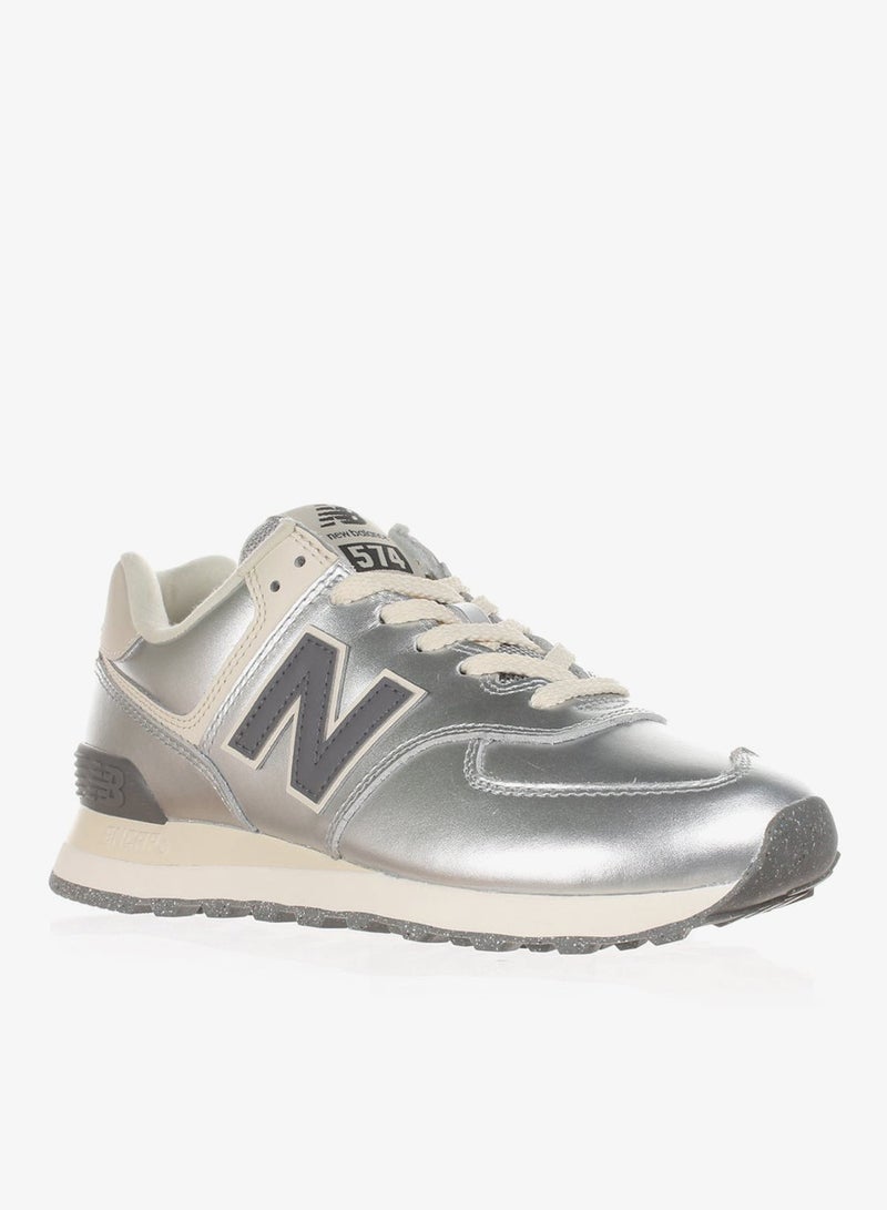 New Balance نيو بالانس - فضي معدني (7) - Image 3
