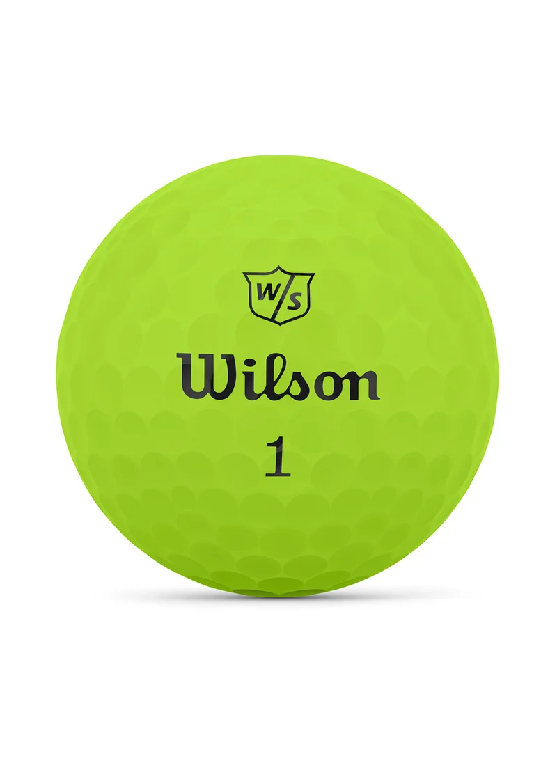 Wilson Staff Duo Green Golf Balls, Pack of 12