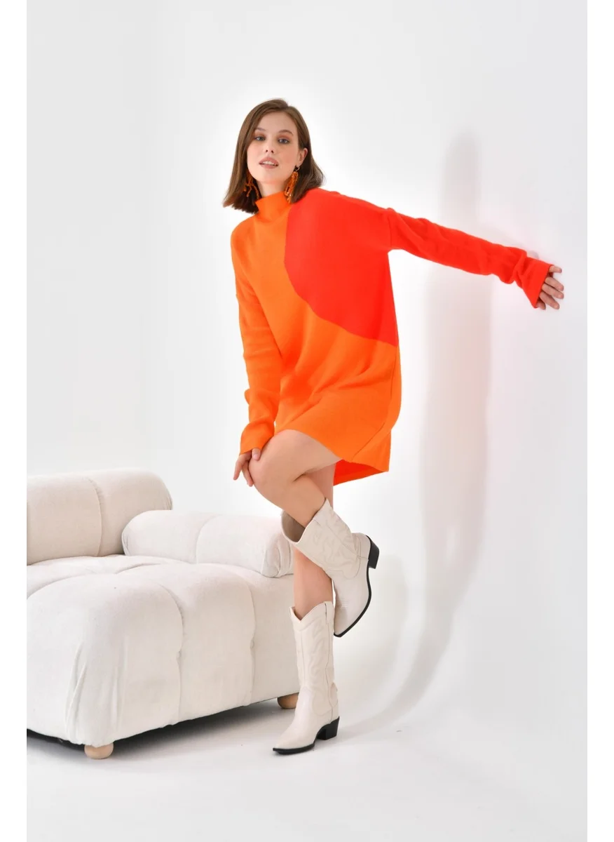 جارمي Ftz Women Oval Detail Tunic Orange