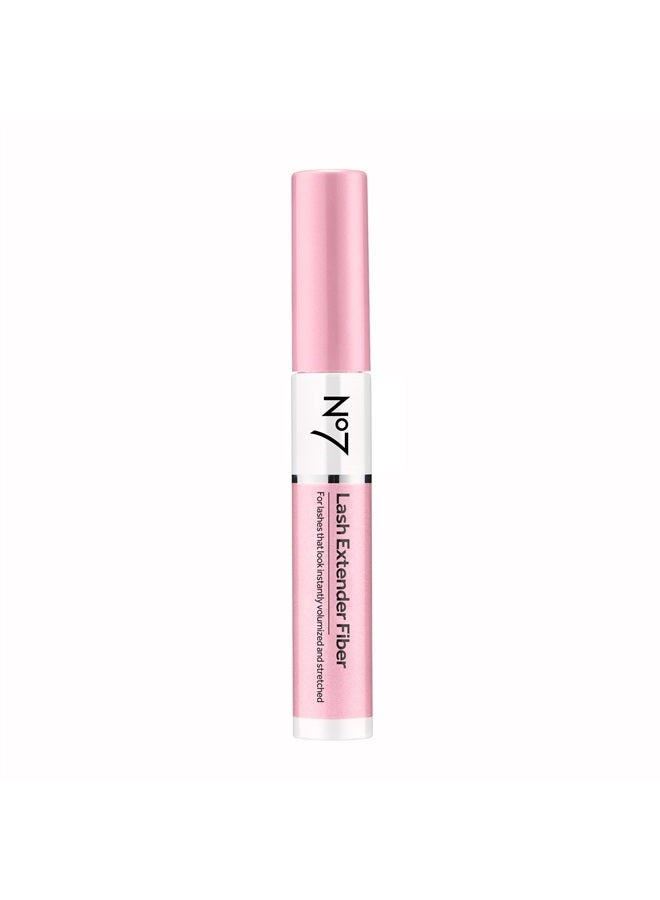 No7 Lash Extender Fiber Mascara - Black - Clump-Free Lash Lengthening Mascara for Adding Volume & Length to Eyelashes (7ml) - Image 1