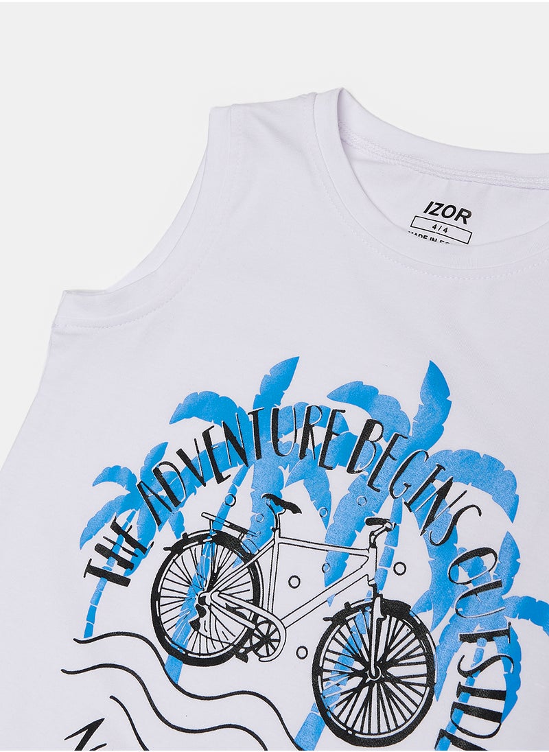 IZOR Boys Cut T-shirt & Short Set  - Image 3