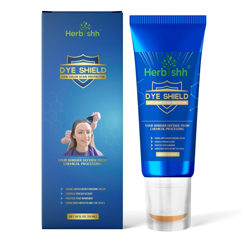 Herbishh Hair Color Stain Protector Dye Shield or Defender for Skin Skin Protecting Barrier Cream Natural Coloring Protectant Gentle Moisturizing Staining Guard