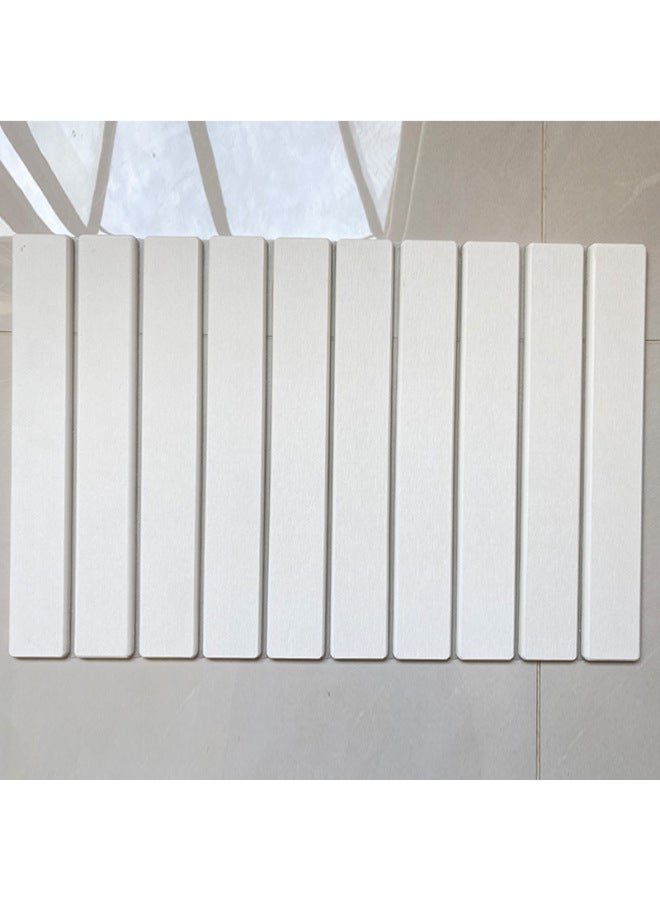 بساط تجفيف أدوات المائدة الأرضية الدياتومي عبر الحدود، بساط تجفيف الأطباق قابل للطي، بساط مطبخ الحمام متعدد الوظائف ماص للسطح - اللون: رمادي متوسط، المواصفات: 30*40 سم - Image 5