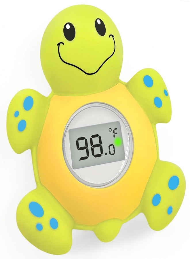IOG Baby Bath Thermometer Floating Toy, Baby Safety Tub Temperature Water Thermometer, Bathing Toy for Swimming Pool - Kid Toddler Baby Essentials for Newborn, Baby Shower Gifts for Mom (Turtle) - Image 1