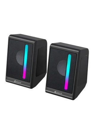 KISONLI X16 USB + AUX 3.5MM Speaker RGB Speaker for Computer, LAPTOP 3 WATT PER SPEAKER  WITH MODERN ERGONOMIC DESIGN PERFECT FOR YOUR COMPUTER  SETUP - pzsku/Z32A0AA5F3FF9DB7D9605Z/45/_/1734104161/da9a40fd-0515-44b0-a87f-a1bf46fffe14