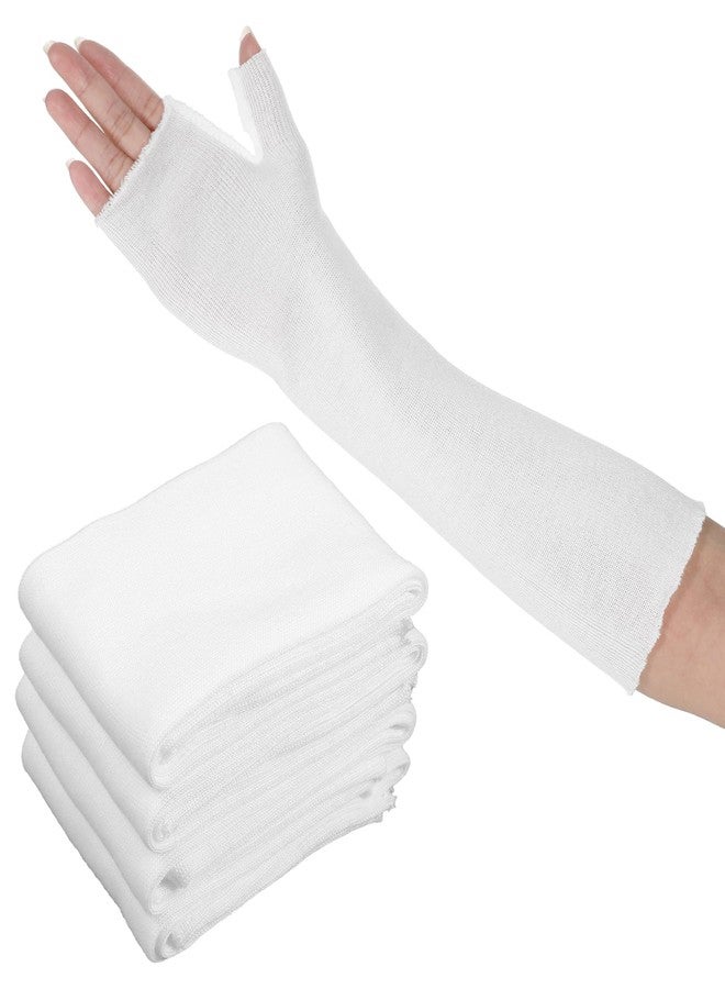 Qianyu 10PCS Hand Socks for Splint Breathable Thin Stockinette Tubing Arm Elastic Wrist and Thumb Spica Wrap Liner Soft Wrist Arm Under Cast Wrap Stockinette Protective Arms Cover for Wrists Brace - Image 1