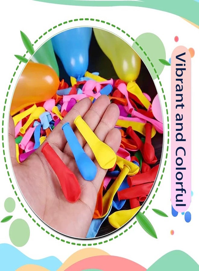 AILife Assorted Colors Balloons, 500 Pack 3 Inch Rainbow Latex Balloons, Small Multicolor Water & Air Balloons for Summer Water Fights, Birthday & Party Decorations - Image 4