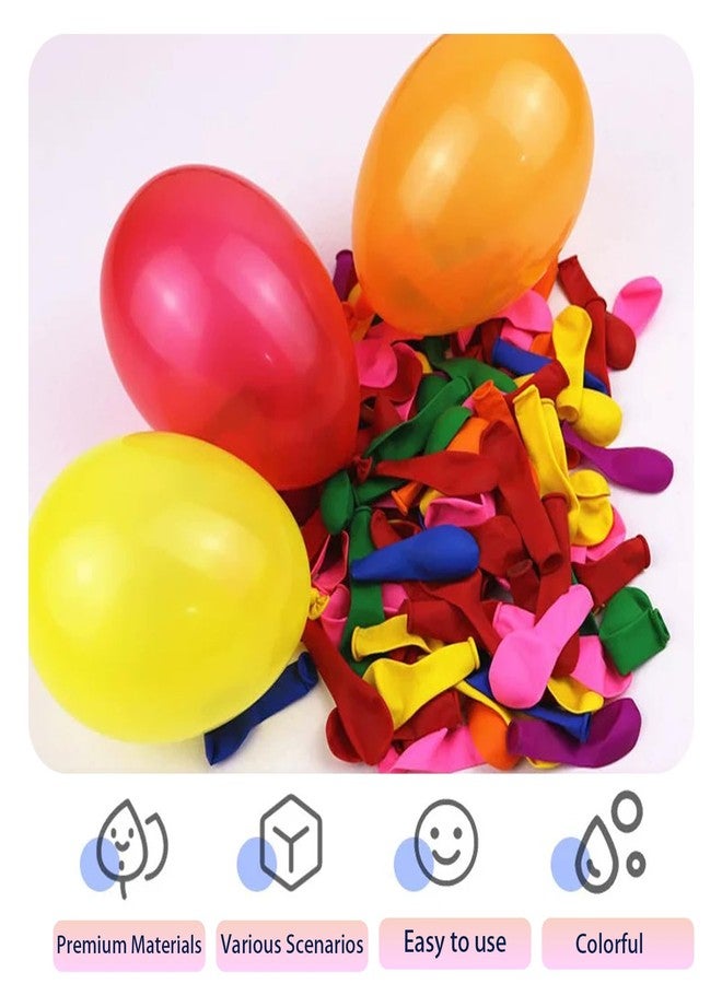 AILife Assorted Colors Balloons, 500 Pack 3 Inch Rainbow Latex Balloons, Small Multicolor Water & Air Balloons for Summer Water Fights, Birthday & Party Decorations - Image 2