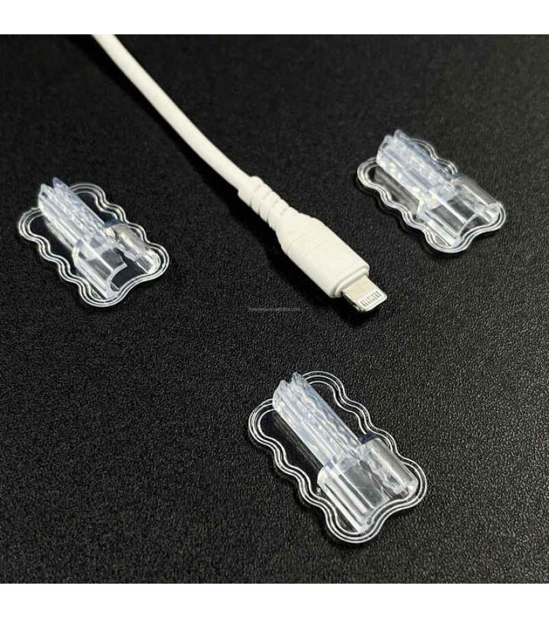 10pcs Transparent TPU Charging Cable Tip Protectors Bulk Durable Cable Guards With Curved Line Design Preventing Wear And Tear For Heavy Duty Use - Image 5